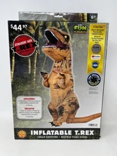 New Rubie's Jurassic Age T-Rex Dinosaur Inflatable Child's Halloween Costume
