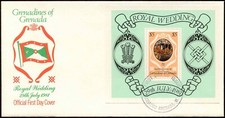 Gren. Grenada 1981 Royal Wedding M/S FDC First Day Cover #C14983