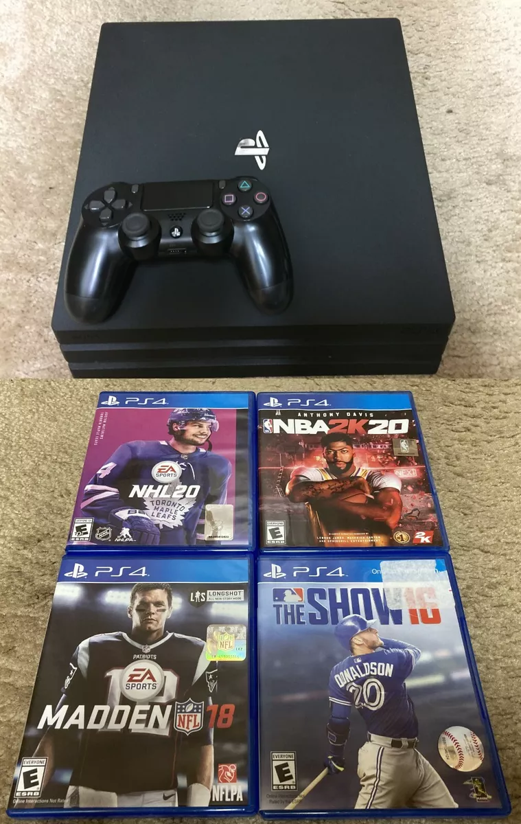 PS4 Pro 1TB Bundle 6 games - video gaming - by owner - electronics