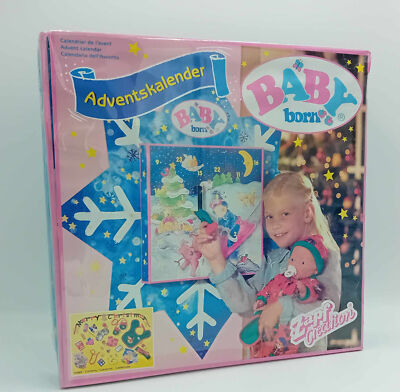 Zapf Creation Bay Born Adventskalender NEU  Folie  min. 20Jahre Vintage Sammler