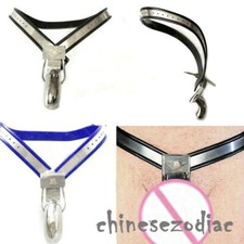 Male Chastity Belt Cage Y-Type Stainless Steel Panty Bondage Adjustable Device