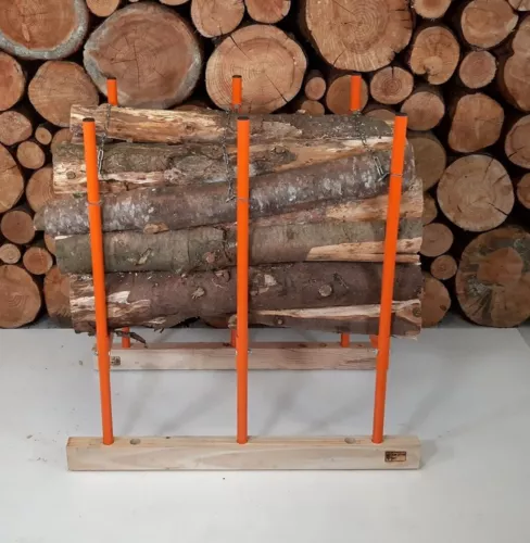 bulk log stand saw horse multi wood holder for chainsaw cutting sawhorse bls-3h image 2