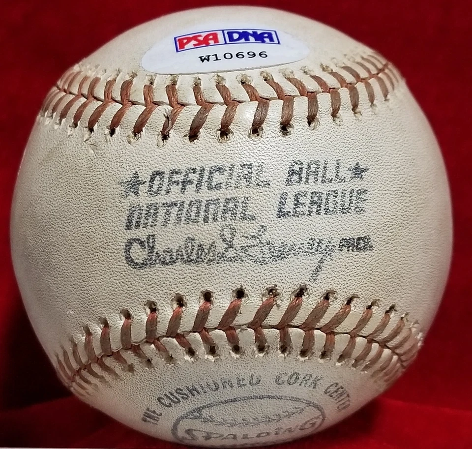 1974-76 FRANK ROBINSON Signed ONL Game Ball Angels Indians Team HOF Auto 70s vtg - Image 3 of 4