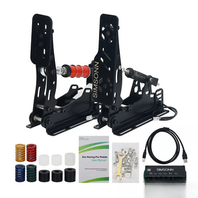 SIMSONN 2-Pedal Set HE Pedals SIM Racing Pedals Load Cell Pedals