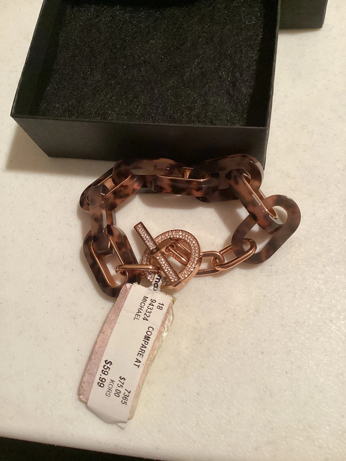 Bracciale Michael Kors maglia tartaruga nuovo con etichetta