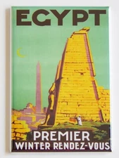 Egypt Travel Poster Fridge Magnet "style B"