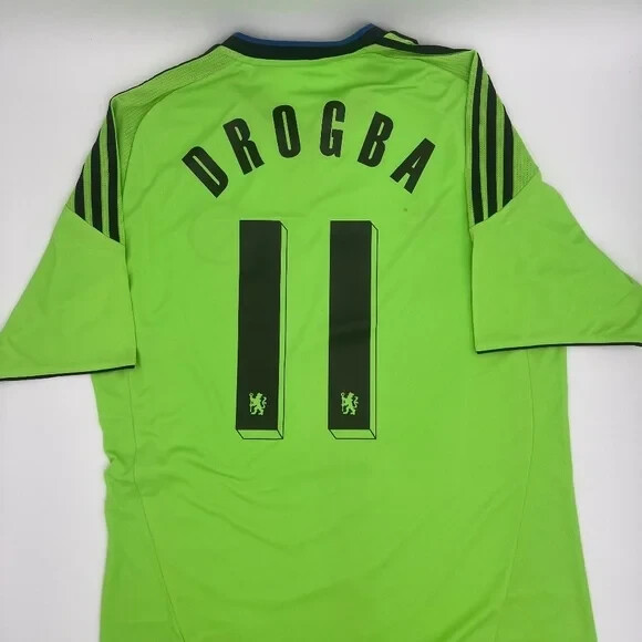 ウェア adidas CHELSEA DROGBA #11 2011-2012 adidas Chelsea FC Home Shirt DROGBA #11 SIZE S