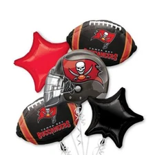 Tampa Bay Buccaneers NFL Anagram Balloon Bouquet Birthday Decoration Football
