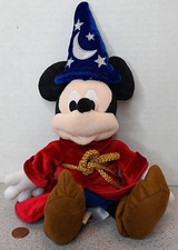 Disney Store Fantasia 2000 Mickey Mouse Sorcerer's Apprentice Plush 13 Inch