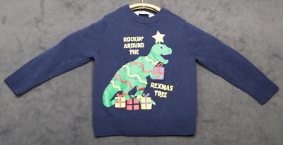 Knit Sweater Sueter Dinosaurio H&m H&M Sweater Boys Size