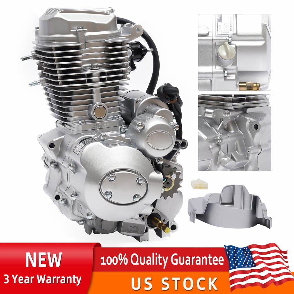 Stroke 250cc ATV Engine Motor with Speed Transmission Quad