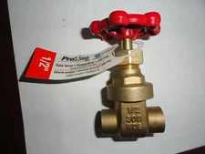 PR Products 100-703NL ProLine Sweat Brass Lead-Free Gate Valve 1/2" SAME DAY SHP