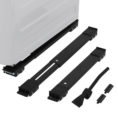 LUCKUP Heavy Duty Appliance Rollers, Extendable Washing Machine Mobile Stand