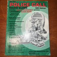 Radio Shack Police Call Radio Guide 1991 Edition Volume 6 Fire Emergency Service