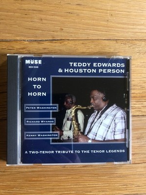TEDDY EDWARDS & HOUSTON PERSON - HORN TO HORN, RARE MUSE CD, WIE NEU!