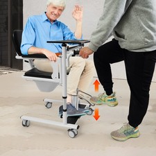 Lift Transfer Chair Patient Lift Hydraulic Lift Transfer Chair Wheelchair 150kg