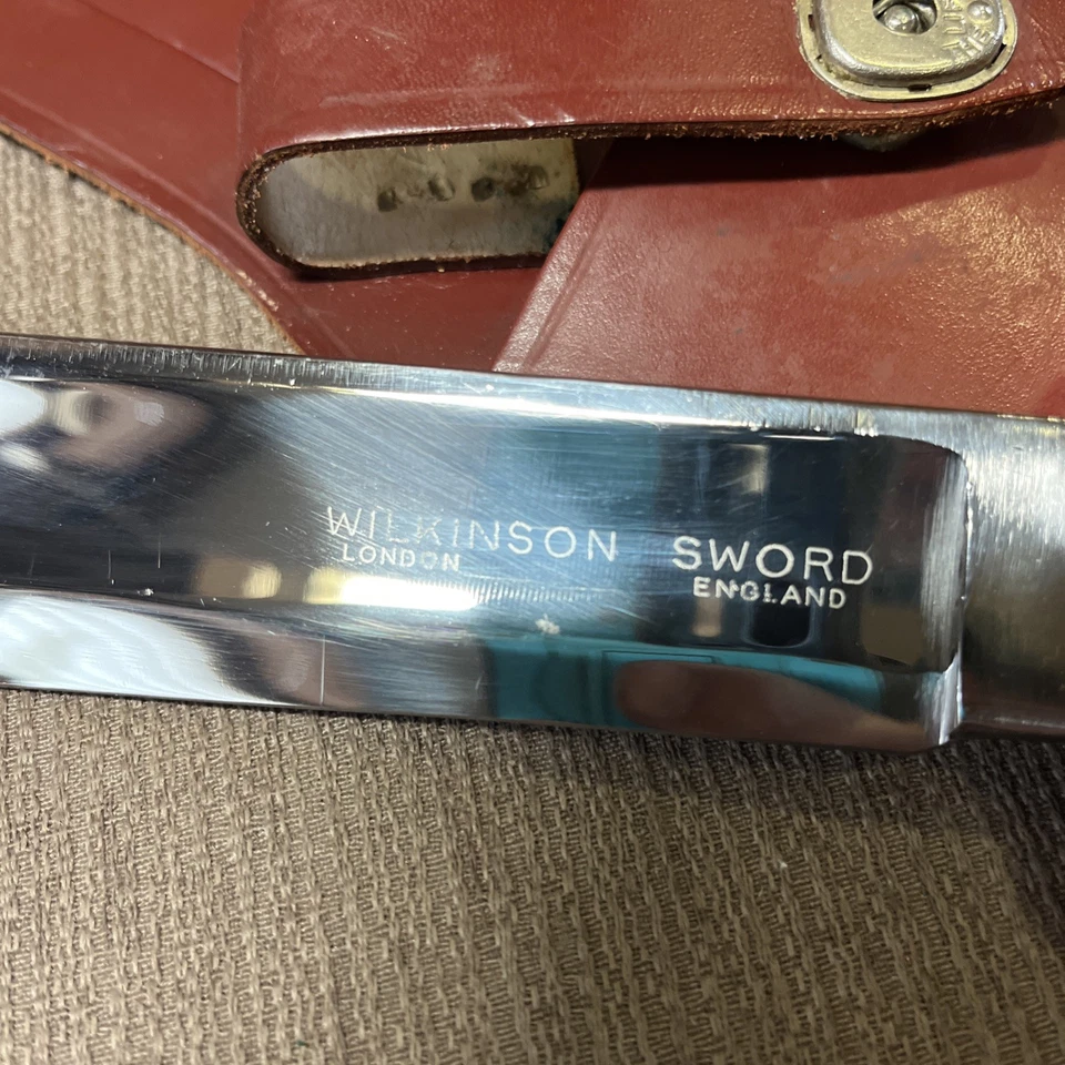 RARE, Vintage, NM, Wilkinson Sword, Unused, RJH Jungle Knife, Orig Sheath - Image 3 of 4