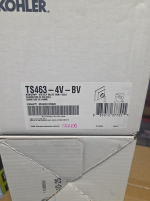 #ad Kohler K TS463 4V BV Memoirs Rite Temp Pressure Balanced Valve Trim Brushed Bro $299.95