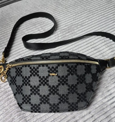 Furla Crossbody Bag/Bauchtasche Schwarz/Gold