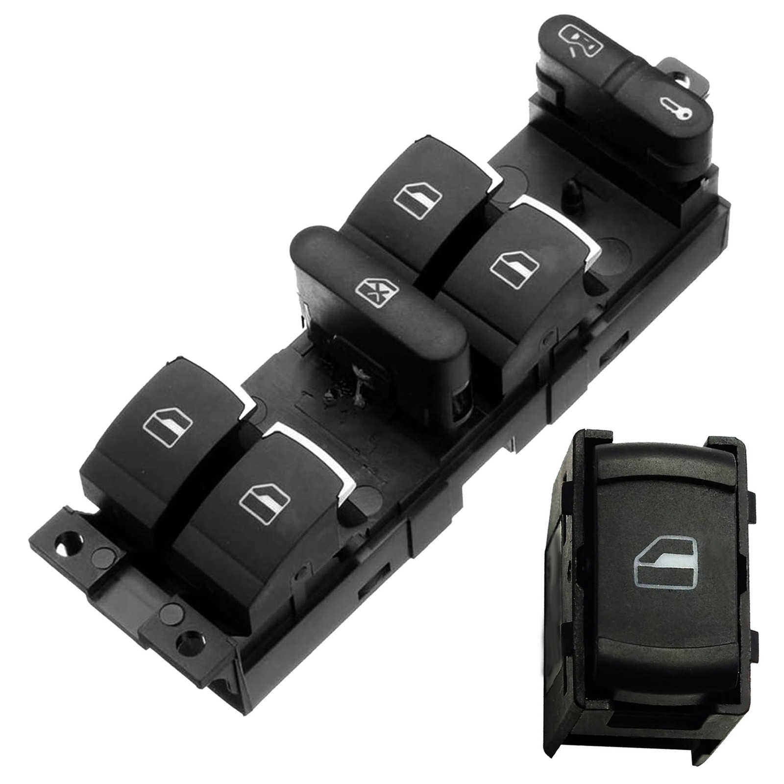 Interrupteur lève-vitre Seat Leon commande double avant fluide 3B0959855