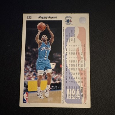 Upper Deck 1992-93 Muggsy Bogues #222 Charlotte Hornets NBA