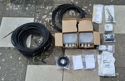 Raychem - Begleitheizung mit 2 Raystat Control-10, Kabel usw.