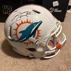 Jason Taylor Miami Dolphins Full Size signed Authentic Helmet Visor Radtke COA