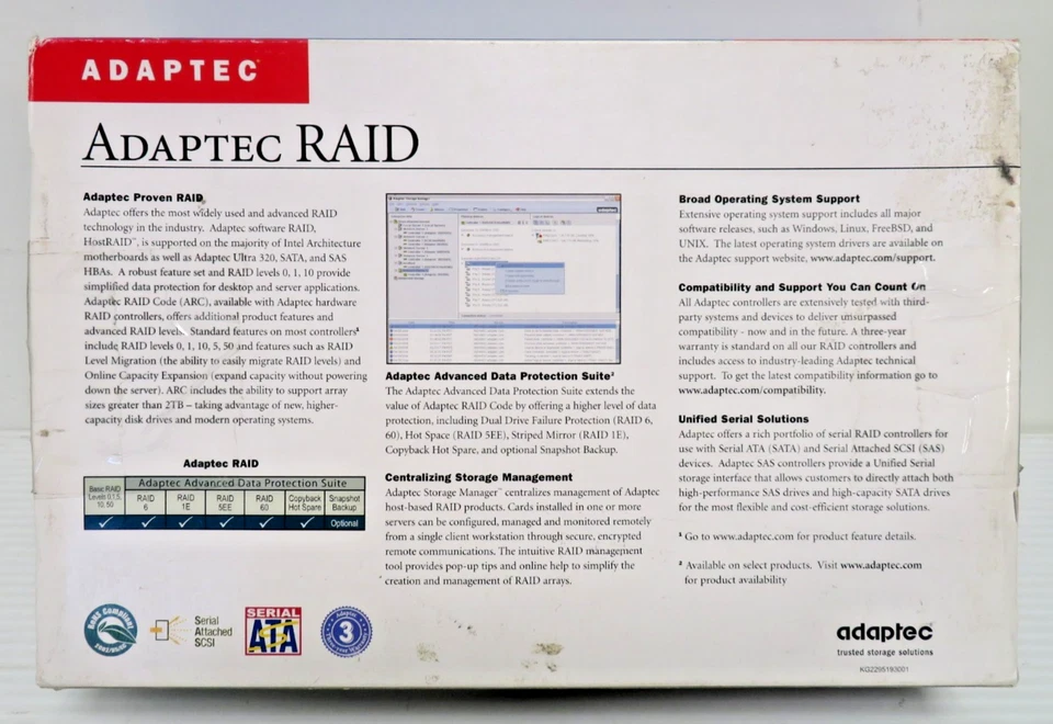 NEW ADAPTEC RAID AAR-1225SA ROHS KIT PRINTED CIRCUIT BOARD ASSEMBLY - Image 2 of 4
