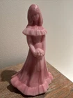 Fenton Art Glass Rosalene Bridesmaid Figurine Vintage, 7 Inches