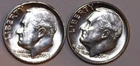 (2) Brilliant Uncirculated Roosevelt Dimes - 1956D 1956P - #9610D FREE SHIPPING