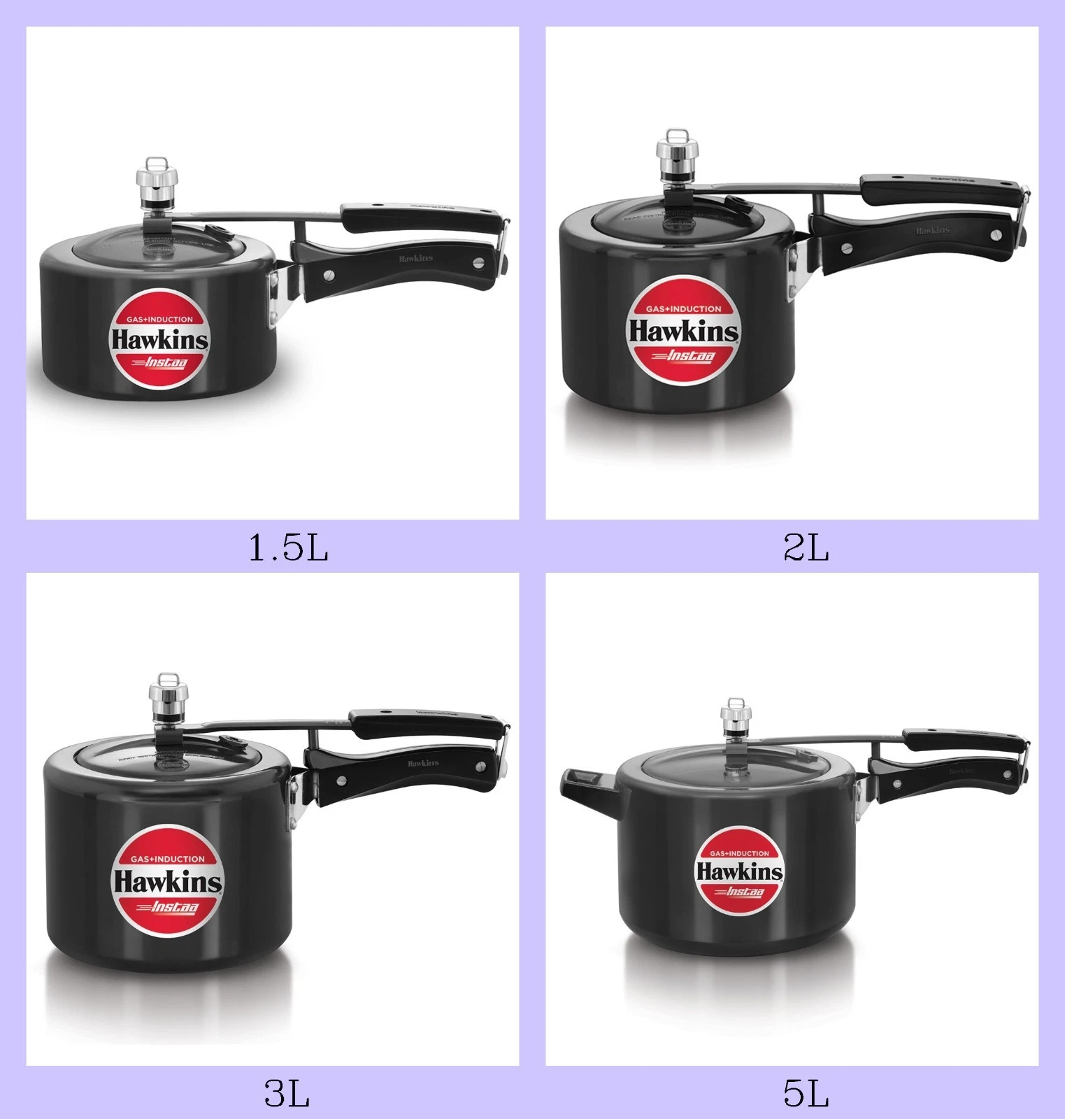 Hawkins Instaa Pressure Cooker, Induction Inner Lid Cooker, Best Black Cooker
