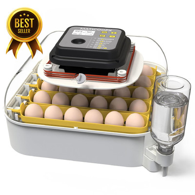 30 Egg Incubator with Humidity Display Automatic Turner Chicken Hatcher