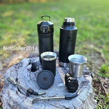 US 🇺🇸 BLACK 2.0 TERERE Mate System STANLEY Stainless Steel Original KITS 800ml