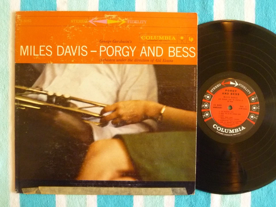 Lot of 2 MILES DAVIS LP'S Milestones (Mono) & Porgy And Bess (Stereo) JAZZ - Image 3 of 3