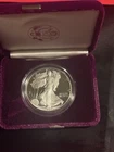 1986 S American Silver Eagle One Ounce Proof 999 Silver Bullion $1 Coin in OGP
