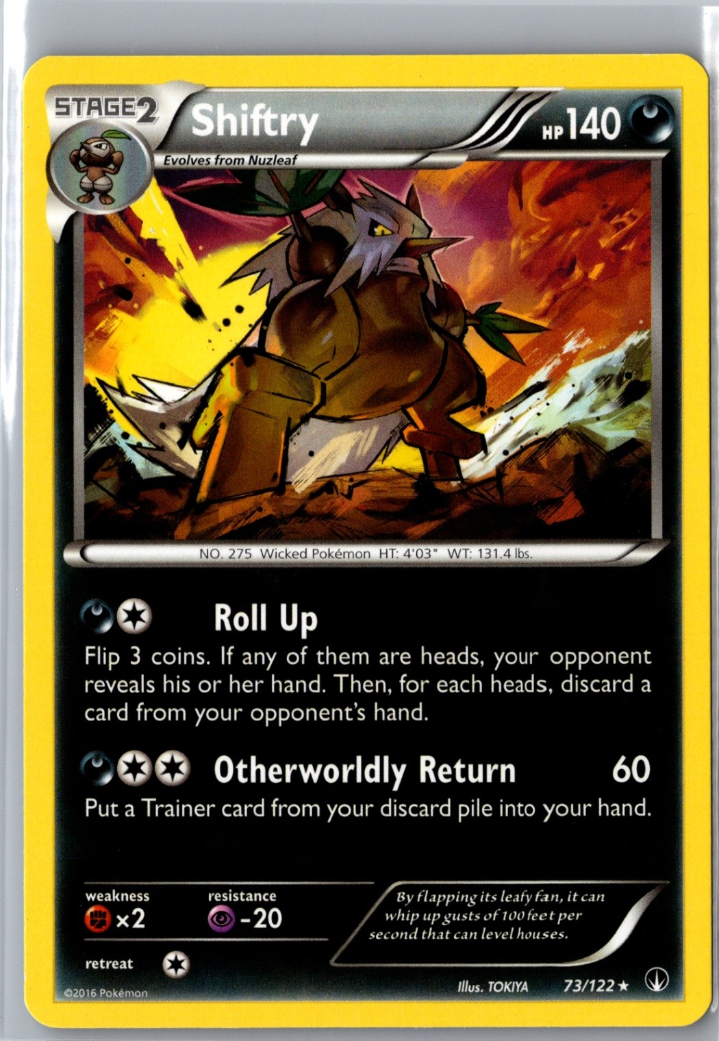 Shiftry Rare XY - BREAKpoint 73/122 NM