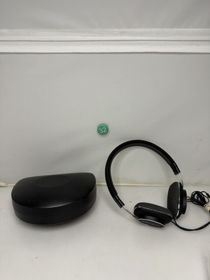Bowers & Wilkins P5 Wired On-Ear Headphones Black w/ Case Tested Working