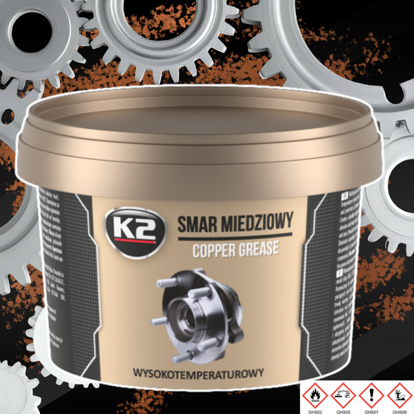 K2 Kupferpaste Dose 500G Bremspaste Kupferfett Schmiermittel Montagepaste Kupfer-image