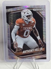 2025 Prizm Black Anthony Hill Jr. Silver Pulsar Prizm Short Print SP Texas 🔥📈