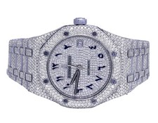 Mens Ladies Audemars Piguet Royal Oak 37MM Midsize VS Diamond Watch 23.45 Ct 3