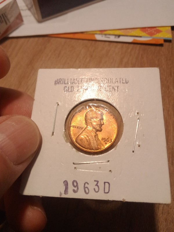 1963 D Lincoln Memorial Cent Gem Bu Coin Original Collection