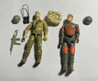 Lot of 2 Vintage GI Joe Figures 1983 Duke Mail Away & 1982 Flash w/ accesories