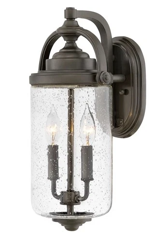Hinkley Willoughby Two Light Outdoor Medium Wall Lantern 2754OZ— Free Shipping!  - Picture 1 of 2