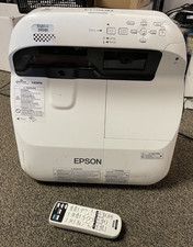 Epson Brightlink 595Wi WXGA 3LCD Projector 2,526 Hour W/ Remote Only