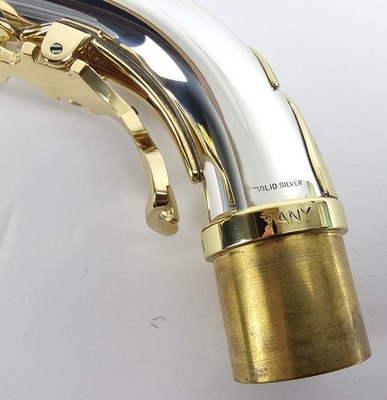 Yanagisawa AKZ3 Silver Alto Neck - Plays Great - Solid Silver