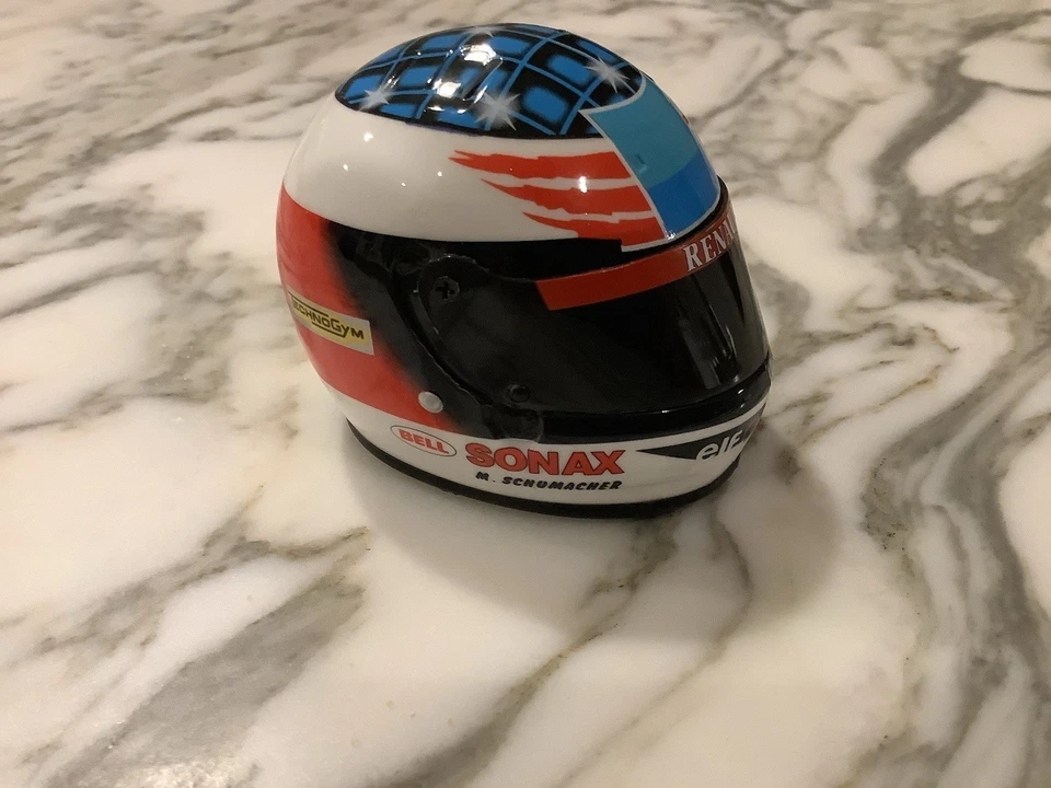 HELMET CASCO MICHAEL SCHUMACHER RENAULT 1995 SPARK EDITIONS 1/5 SCALE Loose - Immagine 2 di 3