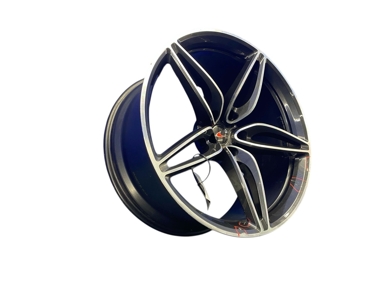 2016-2021 MCLAREN 570S OEM 20x10 5 DOUBLE SPOKE ALLOY WHEEL RIM *CHIP*
