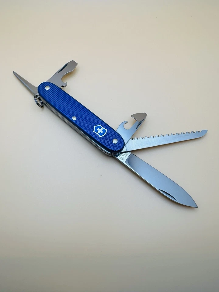 VICTORINOX Farmer Alox BLUE SPECIAL RUNS Swiss Army Knife Multi Tool 93mm! - Image 3 of 4