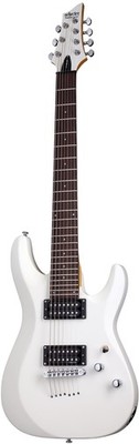 Schecter C-7 Deluxe Satin White