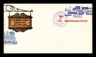 US COVER SMALL BUSINESS POSTAL STATIONERY FDC HAND CANCEL WEDDLE CACHET 15 MADE